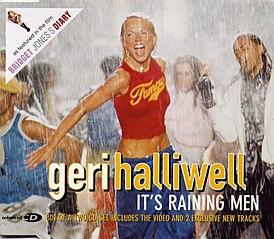 Обложка сингла Джери Халлиуэлл «It’s Raining Men» (2001)