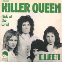 Обложка сингла Queen «Killer Queen» (1974)