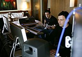 Trent Reznor and Atticus Ross in 2006