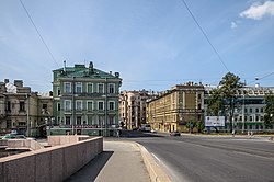 Вид на улицу Куйбышева с Сампсониевского моста