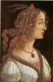 Сандро Боттичелли. Портрет молодой женщины. 1480—1485