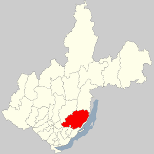 Качугский район на карте