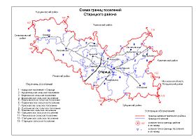 Старицкий муниципальный округ на карте