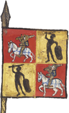 Флаг Витовта Великого, использовавшийся во время Констанцского собора 1416 г.