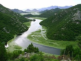 Река Черноевича, на берегах которой располагался Обод