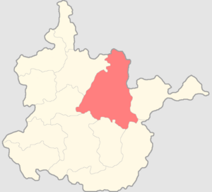 Бобровский уезд на карте