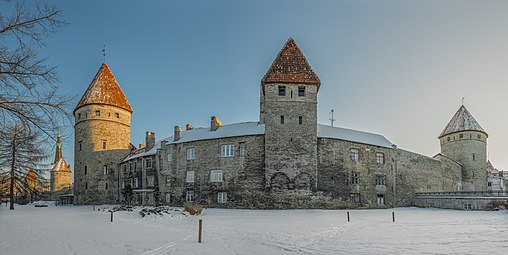 Таллин, Башенная площадь зимой