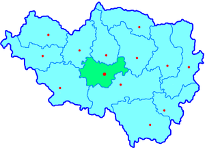 Владимирский уезд на карте