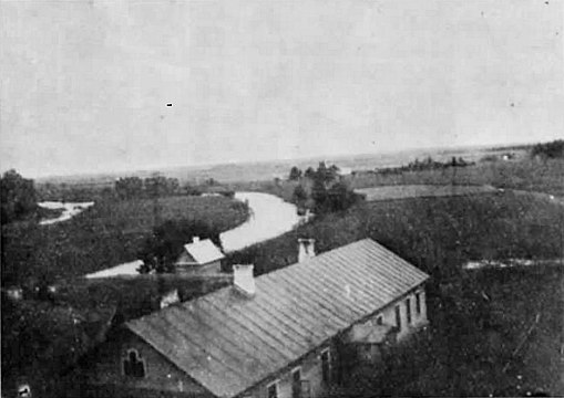 Вид с Кузёмкинской кирхи. Фото начала XX века