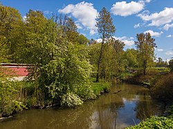 Река в районе Красненького кладбища