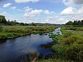 Река Дёржа в селе Погорелое Городище