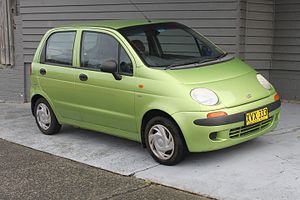 Matiz M100 спереди