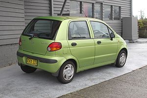 Matiz M100 сзади