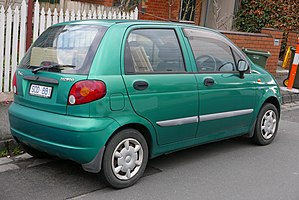 Matiz M150 сзади