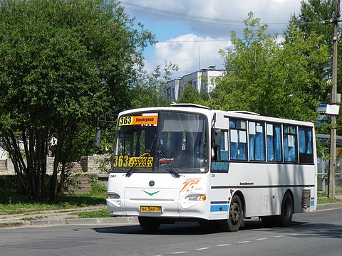 КАвЗ-4238 на Садовой улице, маршрут № к-363, июль 2010 года