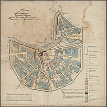 Детальный план Пошехонья 1851 года