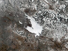 Фотография со спутника. Начало апреля 2002 года