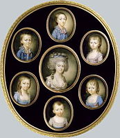 Императрица Мария Фёдоровна с детьми.