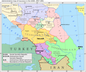 Чечено-Ингушская АССР на карте