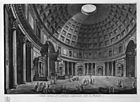 Вид Пантеона внутри из серии "Виды Рима". Том II, лист IV. 1774 (переработка гравюры 1748 года)