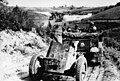 Pak 35/36 дивизии СС «Мёртвая голова», буксируемая SdKfz.6, предположительно под Смоленском, 1941.