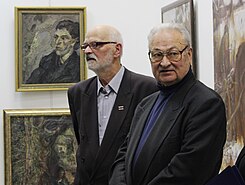 Открытие персональной выставки Алексея Марочкина. Минск, 22 ноября 2013 г.