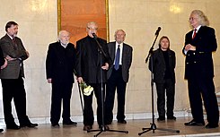 Открытие юбилейной выставки Гавриила Ващенко в Национальном художественном музее Беларуси 12 декабря 2013 г.
