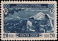 1950: 30-летие Армянской ССР. Сбор винограда. Художник В. Завьялов (ЦФА [АО «Марка»] № 1572)