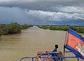 Озеро Тонлесап, Камбоджа. Перед тропическим дождём