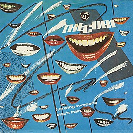 Обложка сингла The Cure «Jumping Someone Else’s Train» (1979)