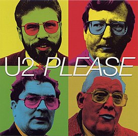 Обложка сингла U2 «Please» (1997)