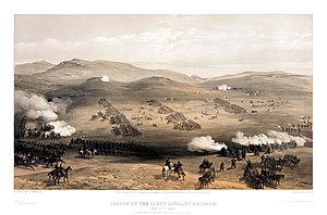 Уильям Симпсон. «Атака лёгкой бригады под Балаклавой» (1855)