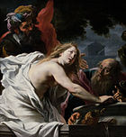 Сусанна и старцы. 1650. Холст, масло. Королевские музеи изящных искусств, Брюссель