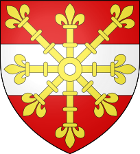 Предполагаемый герб Готфрида Бульонского, как герцога Нижней Лотарингии