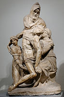 Микеланджело Буонарроти. Флорентийская Пьета. 1547—1555. Музей произведений искусства Собора, Флоренция