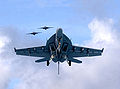 F/A-18E «Super Hornet» с выпущенным гаком