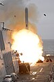 Пуск ракеты «Томагавк» из УВП MK41 на эсминце DDG-104 «Стеретт»