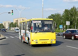 Богдан А09204 на проспекте Мусы Джалиля