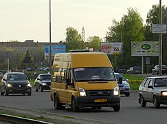 Микроавтобус Нижегородец-222702 (Ford Transit) в посёлке ГЭС