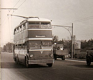 ЯТБ-3 на Ленинградском шоссе 1937 год