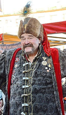 Сергей Каспрук на кузнечном фестивале в Донецке, 2020 год