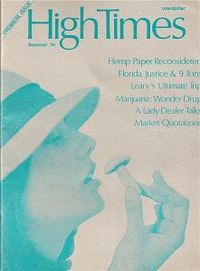 Обложка первого номера журнала «High Times» (лето 1974 года)