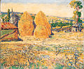 Пейзаж со стогами (Paysage, les meules) (1905)