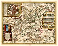 «Карта Руссии», издание 1651 года (Claes Janszoon Visscher)