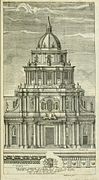 Королевская церковь Святой Анны. Проект. 1662. Париж (разрушена в 1823 году)