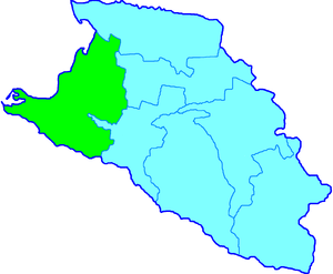 Таманский отдел на карте