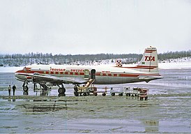 DC-6 авиакомпании Transair Sweden, схожий с разбившимся