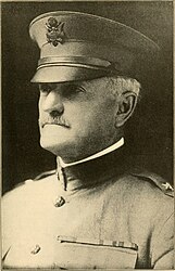 Главнокомандующий американских экспедиционных войск, генерал Джон Першинг, 1917 год.