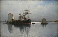 «Морской пейзаж», 1897. Екатеринбургский музей изобразительных искусств, Россия