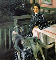 Портрет Ю. Кустодиевой, жены художника 1903, ГРМ